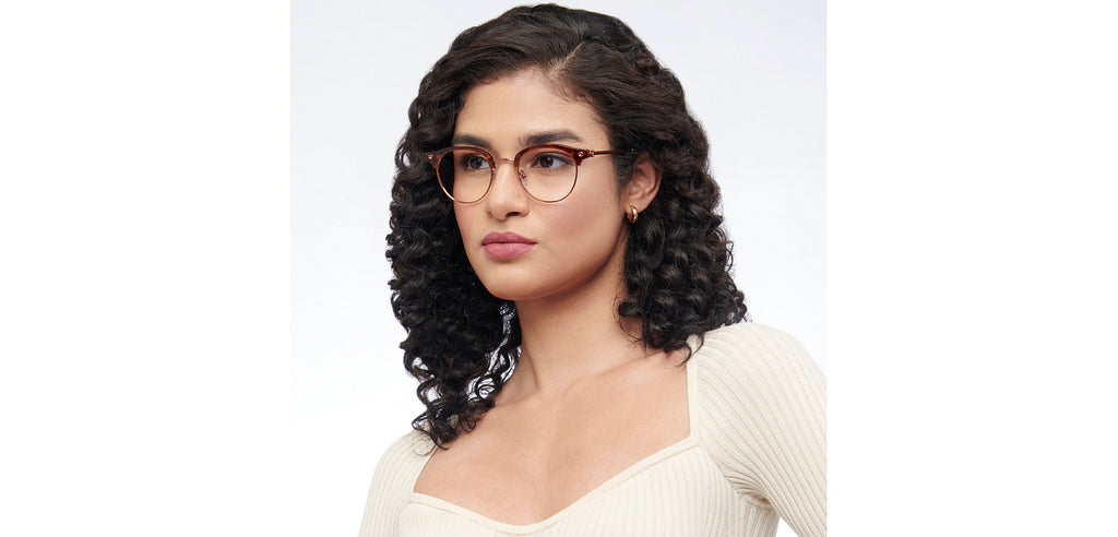 Dual Tone-Frame Clubmaster--EG