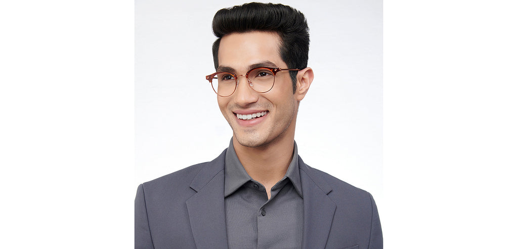 Dual Tone-Frame Clubmaster--EG