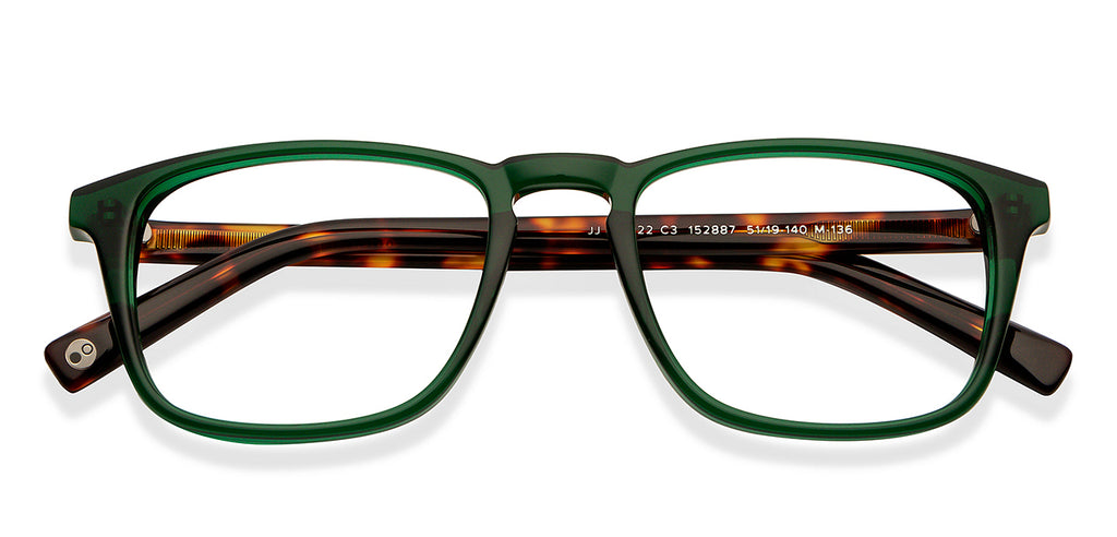 John Jacobs Eyeglasses-Frame Wayfarer--EG