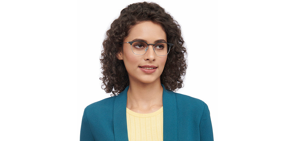 Dual Tone-Frame Clubmaster--EG