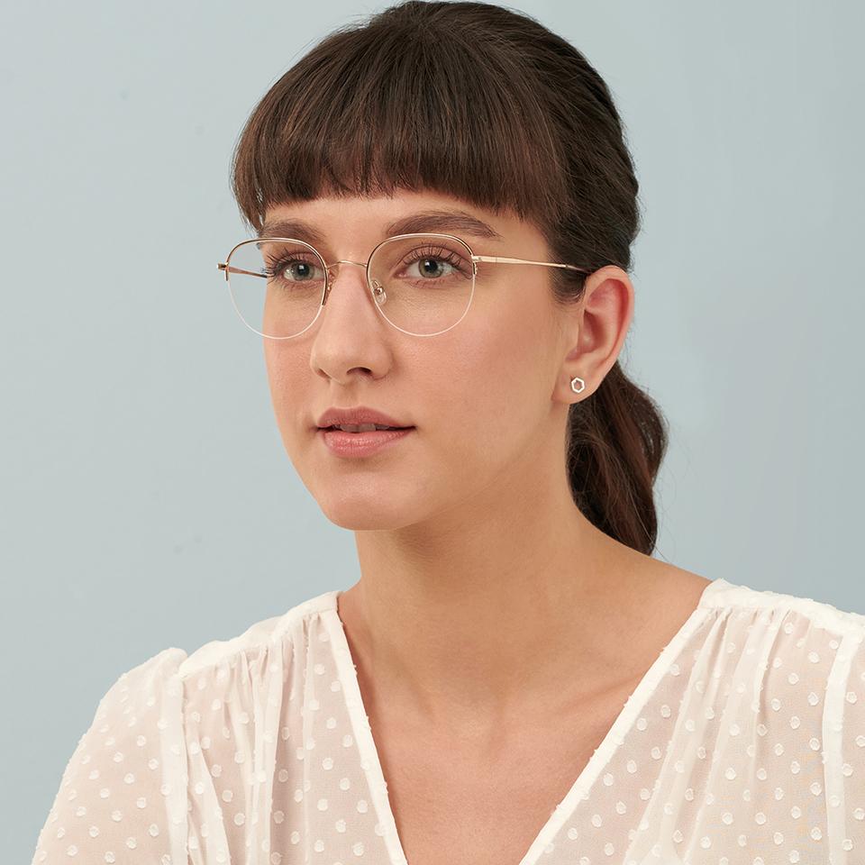 Dual Tone-Frame Round--EG