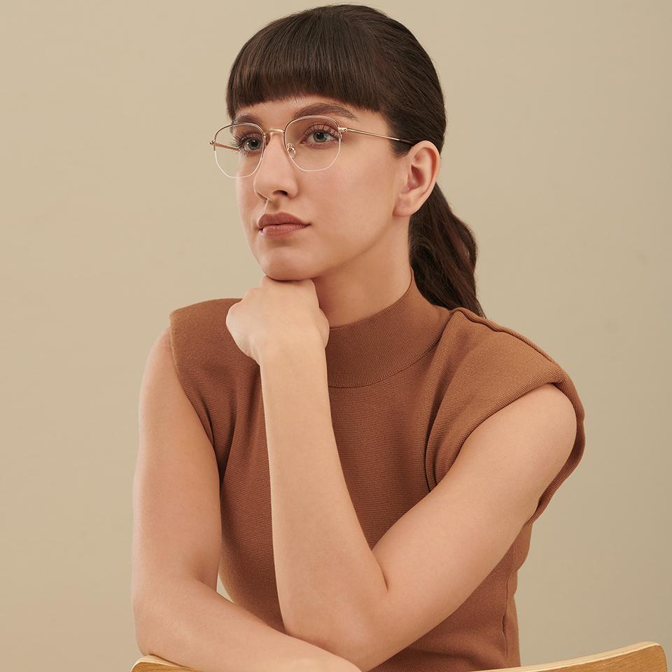 Dual Tone-Frame Round--EG