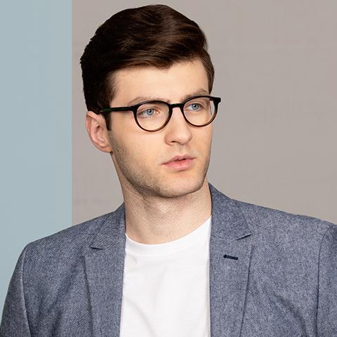 Eyeglasses-Frame Round--EG