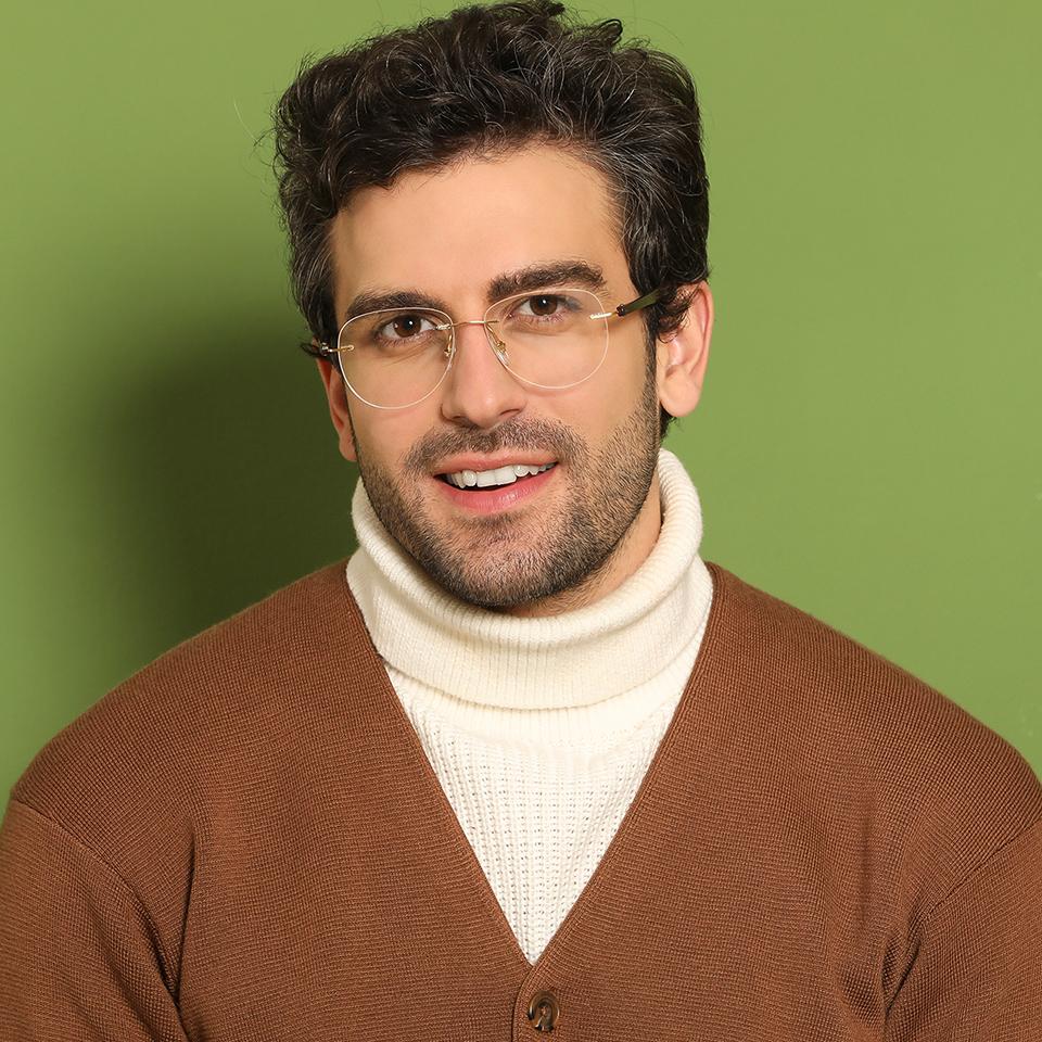 Dual Tone-Frame Aviator--EG