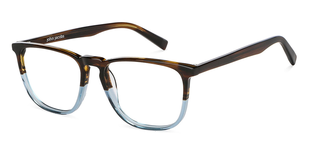 Dual Tone-Frame Wayfarer--EG