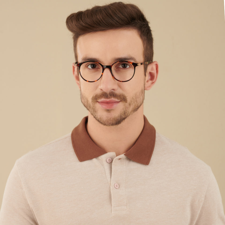 Dual Tone-Frame Round--EG