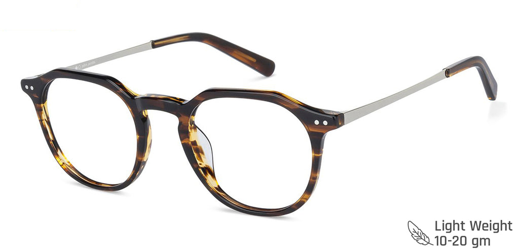 John Jacobs Eyeglasses-Frame Hexagonal--EG