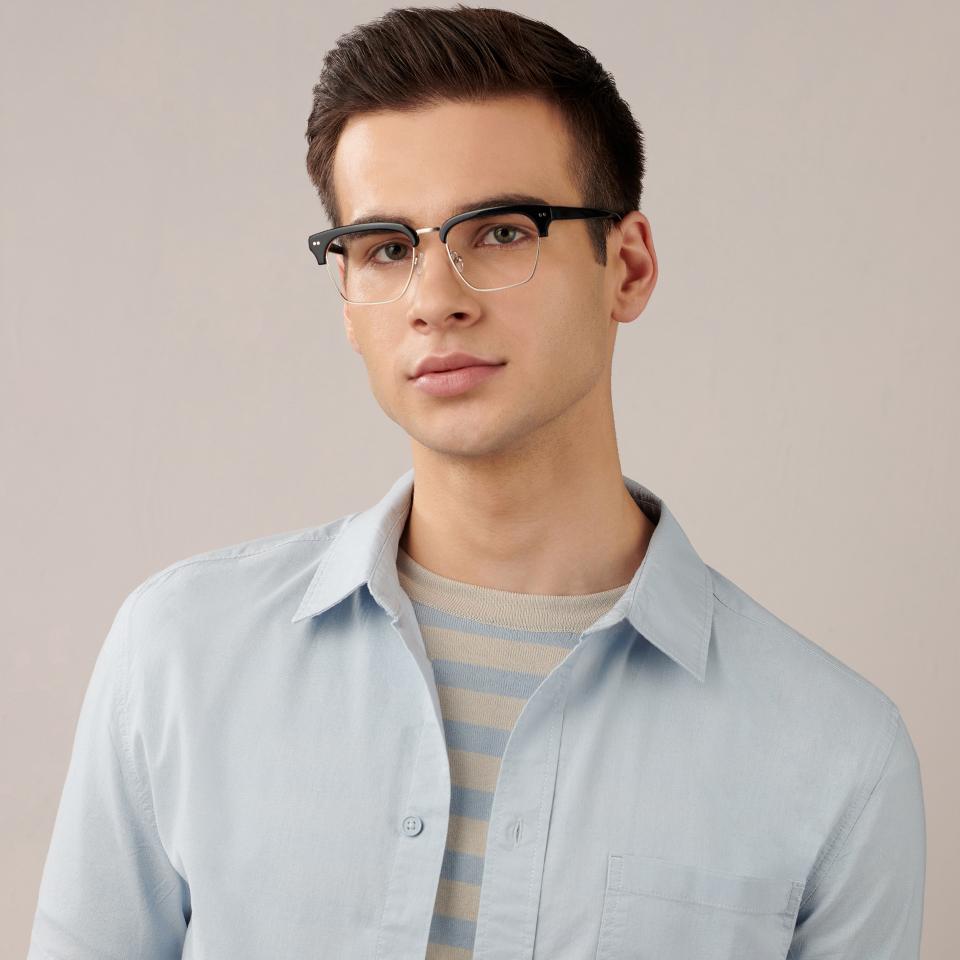 John Jacobs Eyeglasses-Frame Clubmaster--EG