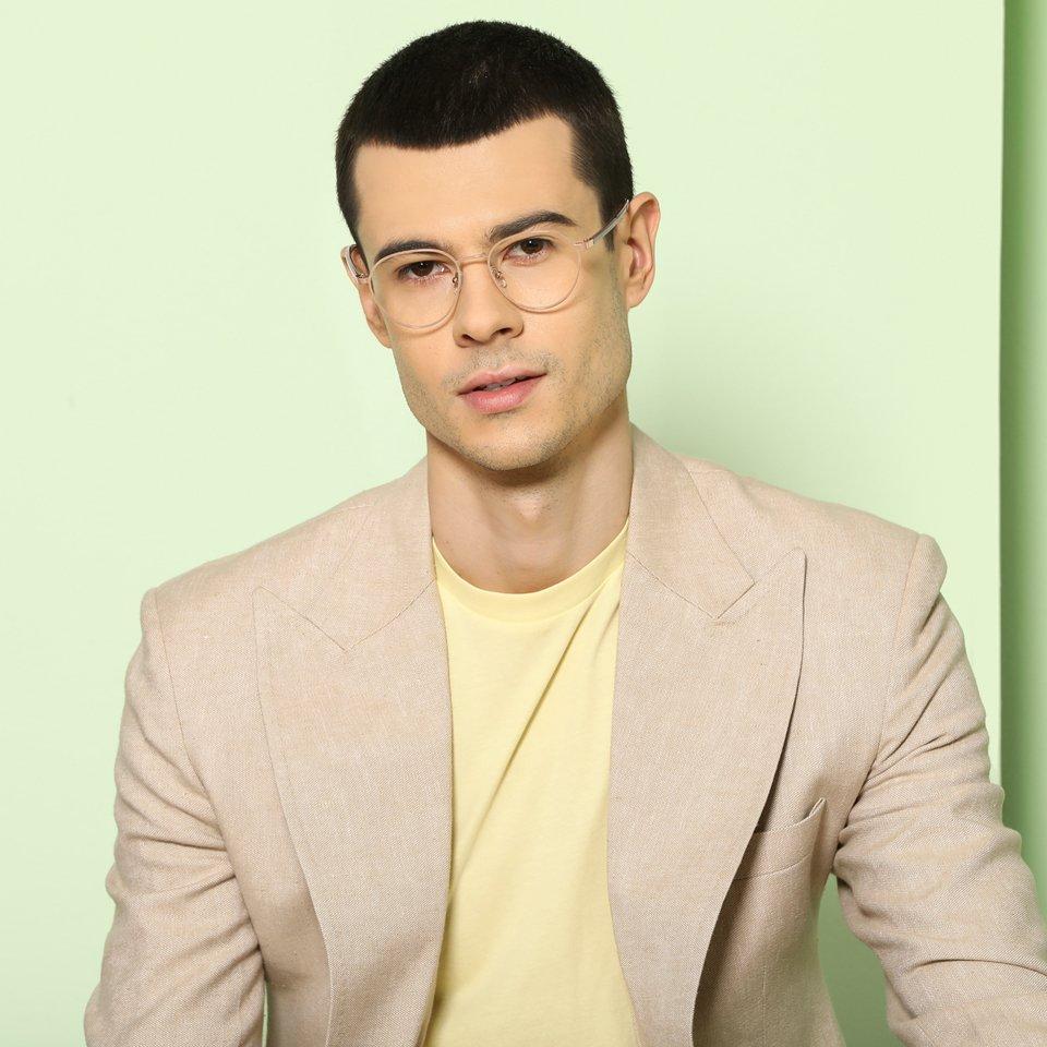 Dual Tone-Frame Cat Eye--EG