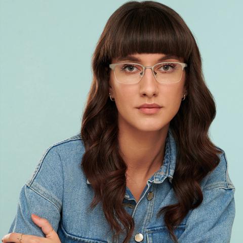 John Jacobs Eyeglasses-Frame Rectangle--EG