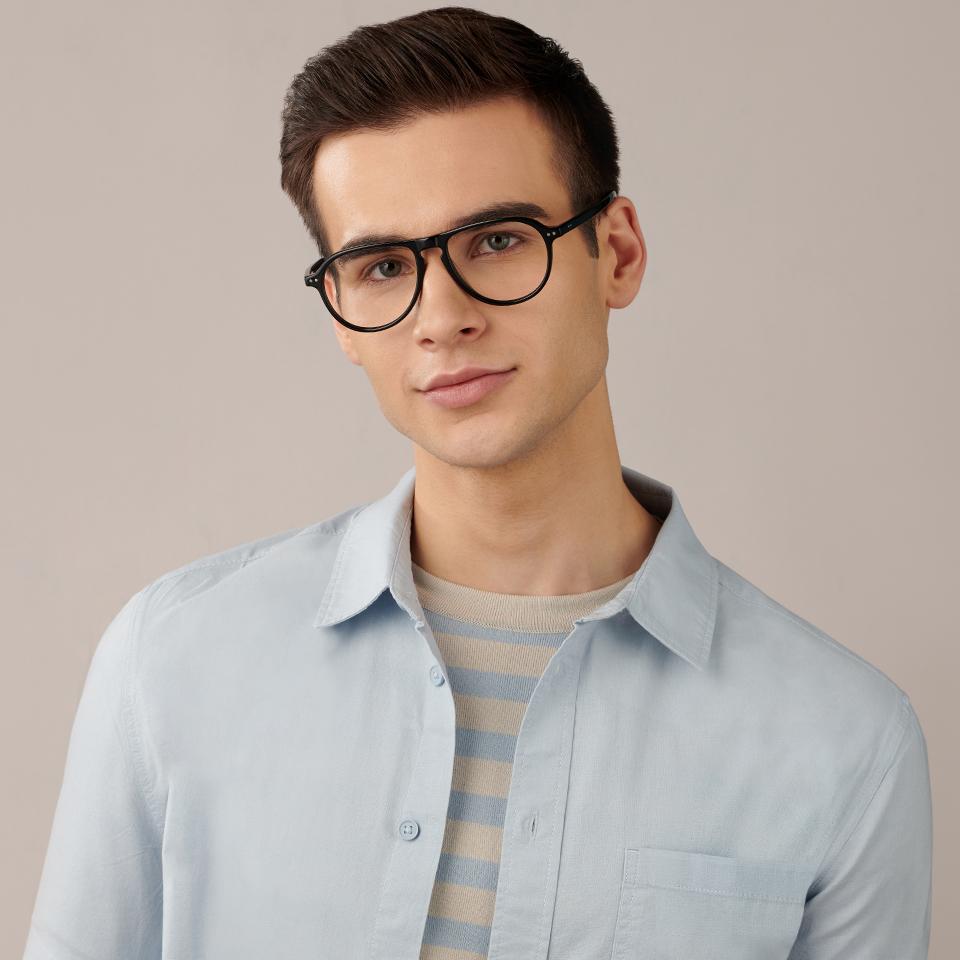 Dual Tone-Frame Aviator--EG