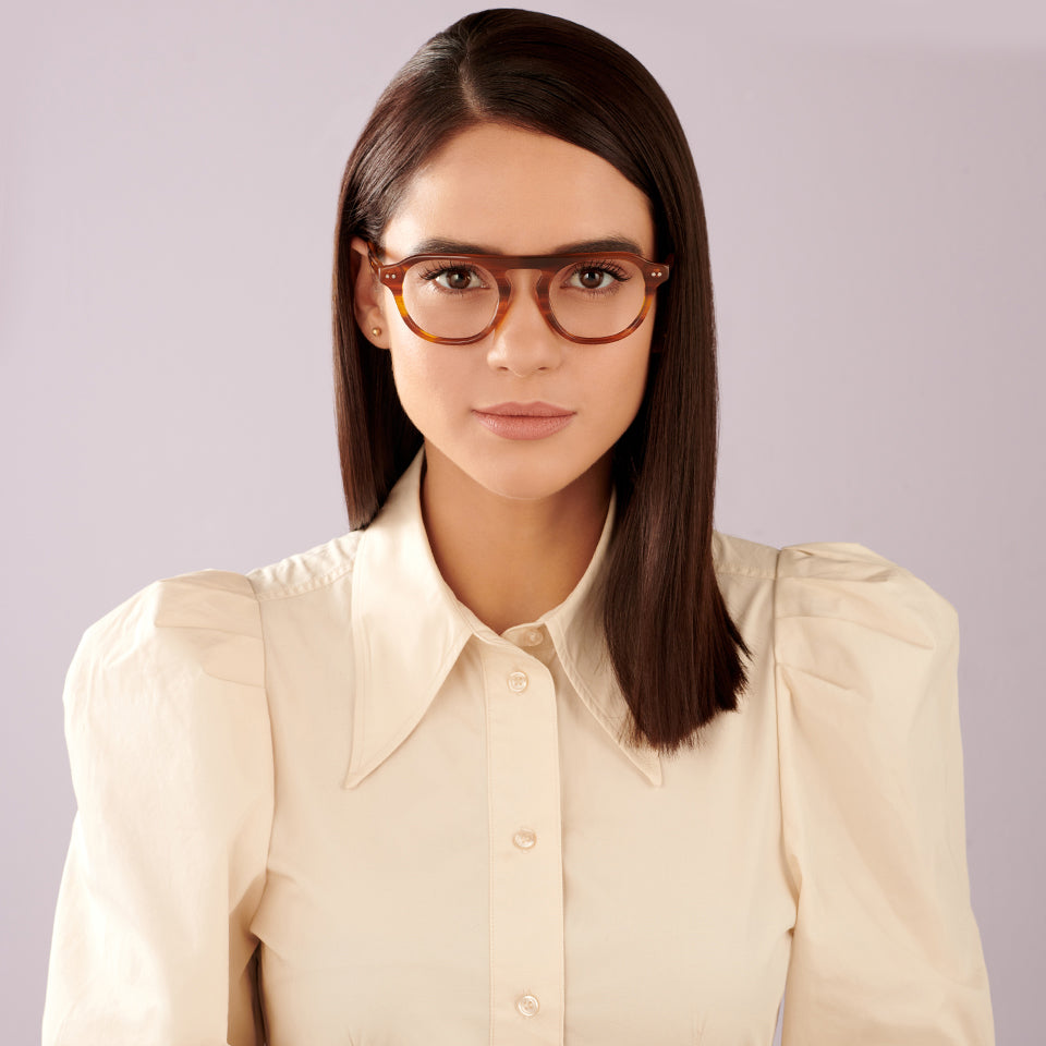 Dual Tone-Frame Round--EG