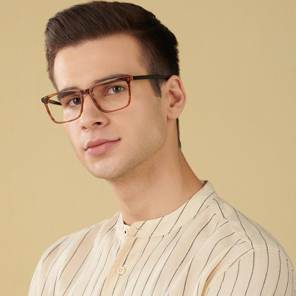 Dual Tone-Frame Wayfarer--EG