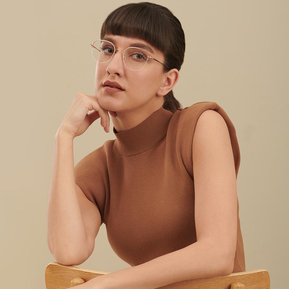 Eyeglasses-Frame Round--EG