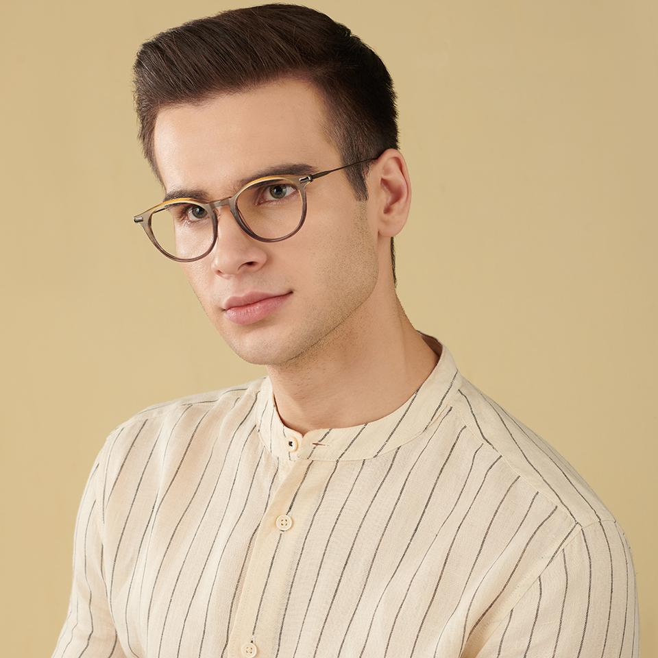 Dual Tone-Frame Round--EG