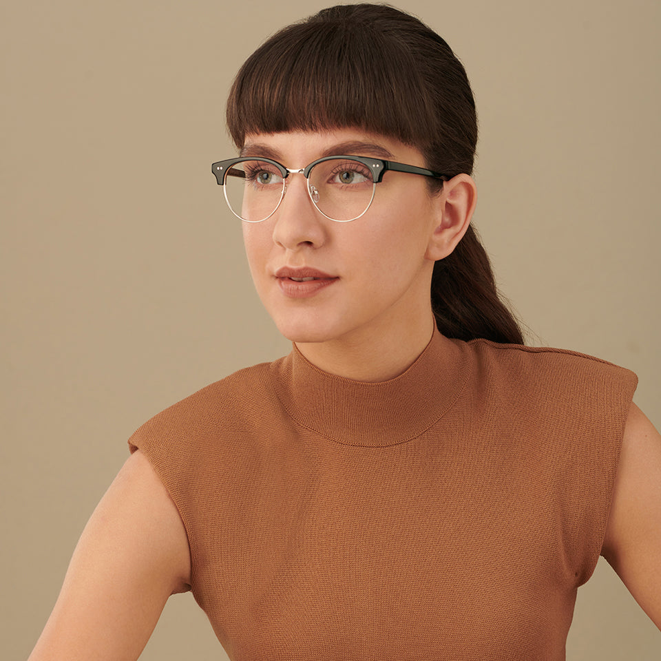 John Jacobs Eyeglasses-Frame Clubmaster--EG