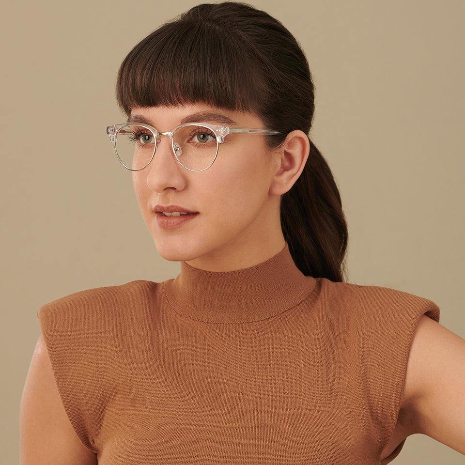 John Jacobs Eyeglasses-Frame Clubmaster--EG