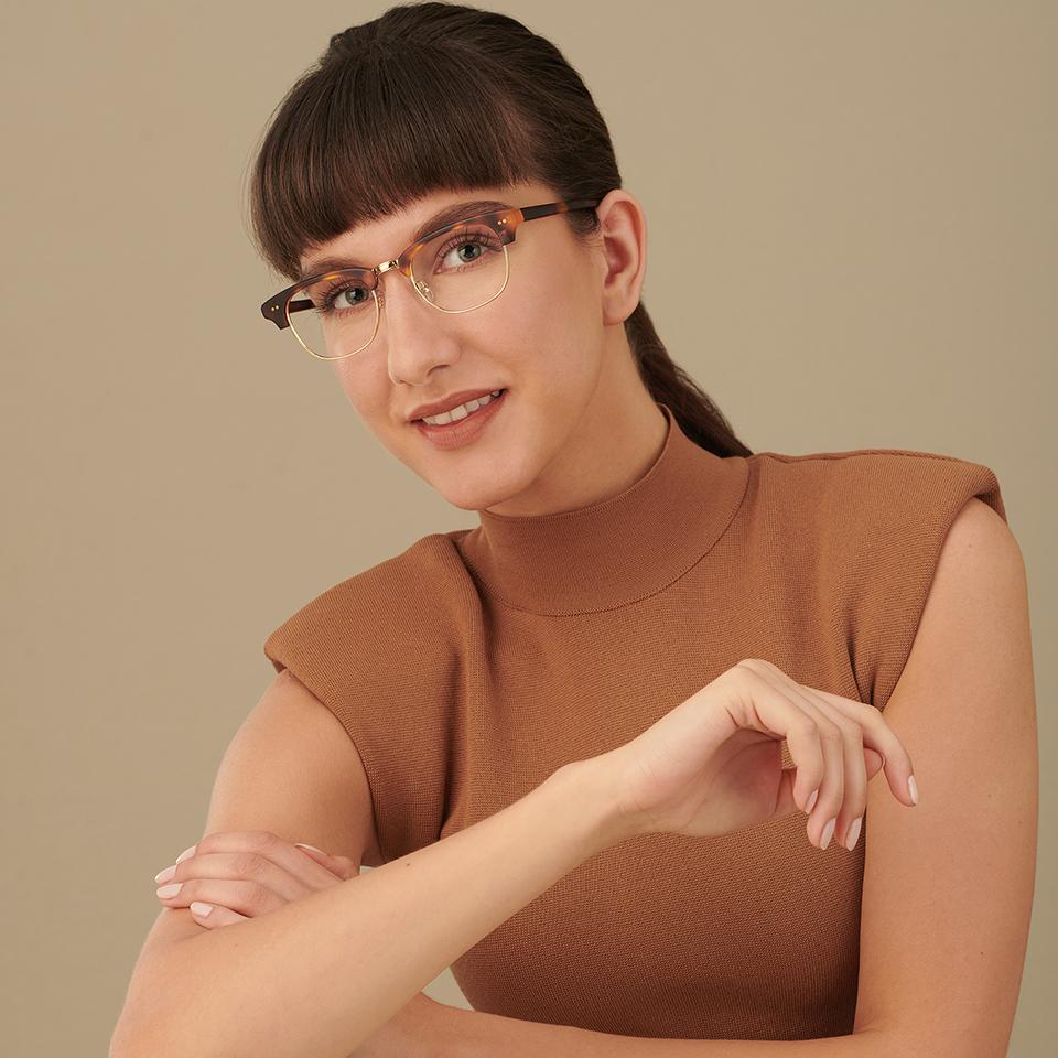 John Jacobs Eyeglasses-Frame Clubmaster--EG