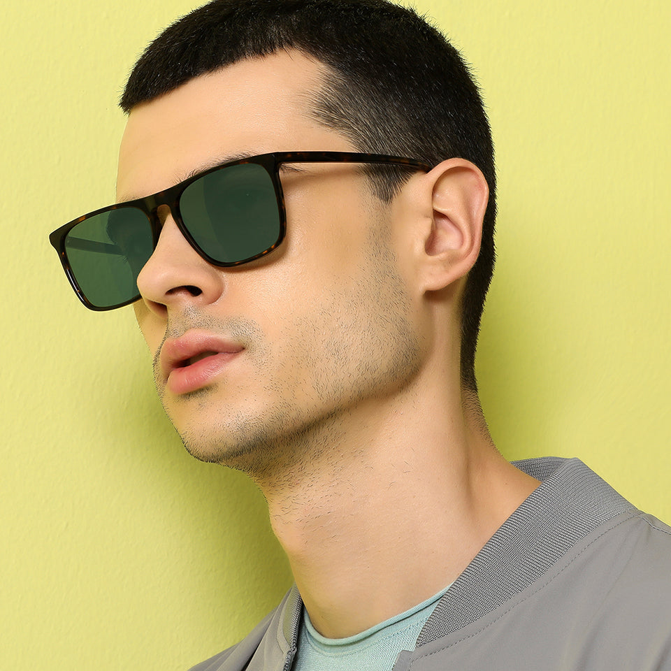 John Jacobs Sunglasses-Frame Rectangle--SG