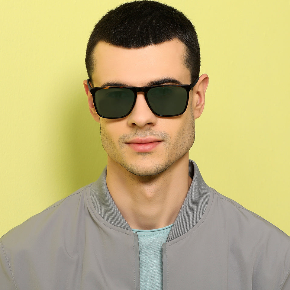 John Jacobs Sunglasses-Frame Rectangle--SG