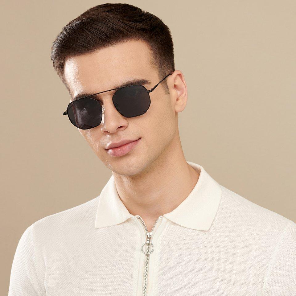 John Jacobs Sunglasses-Frame Hexagonal--SG