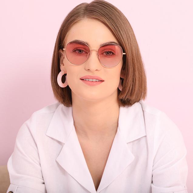 John Jacobs Sunglasses-Frame Round--SG