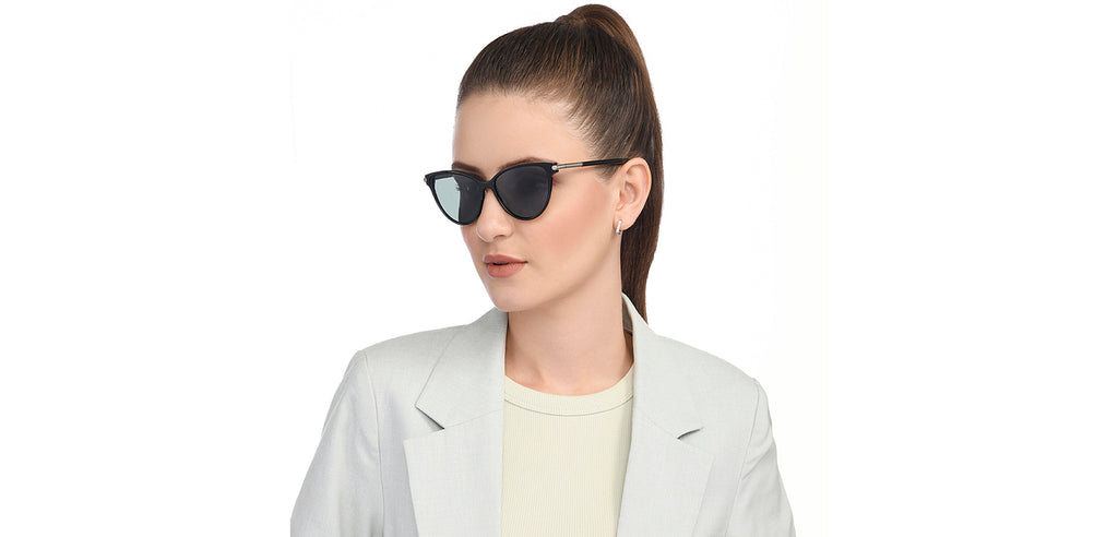 John Jacobs Sunglasses-Frame Cat Eye--SG