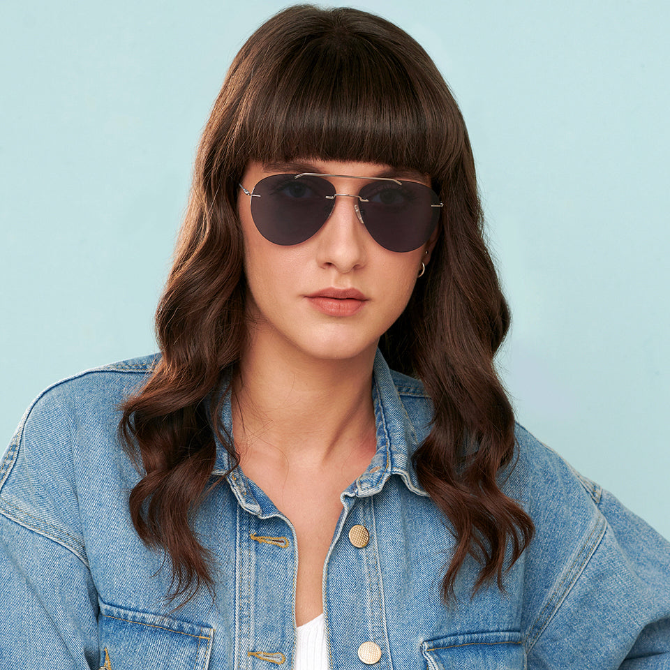 John Jacobs Sunglasses-Frame Aviator--SG