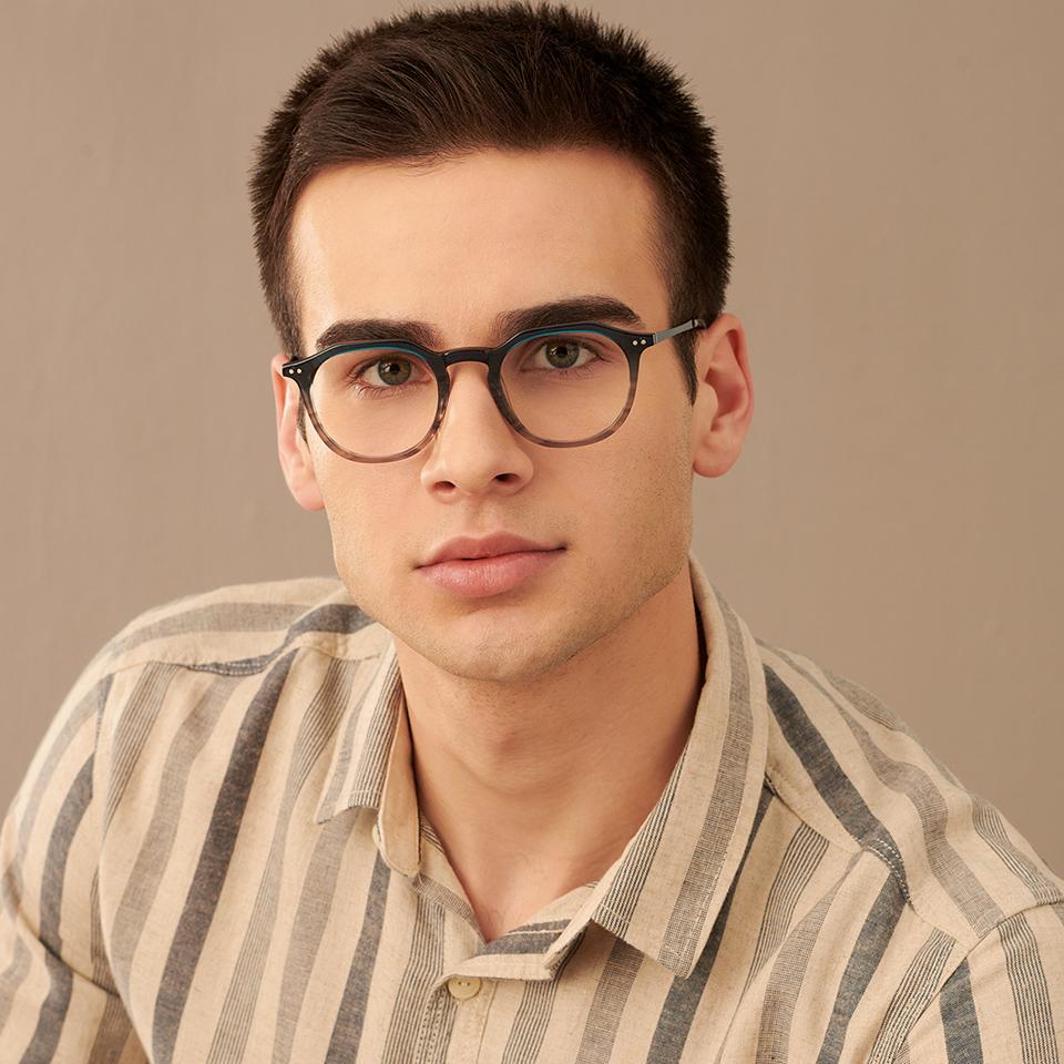 Dual Tone-Frame Round--EG