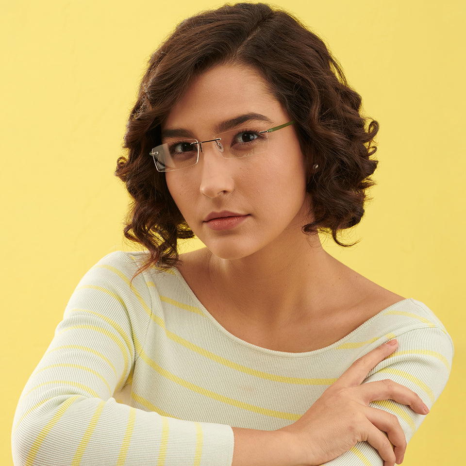 Eyeglasses-Frame Rectangle--EG