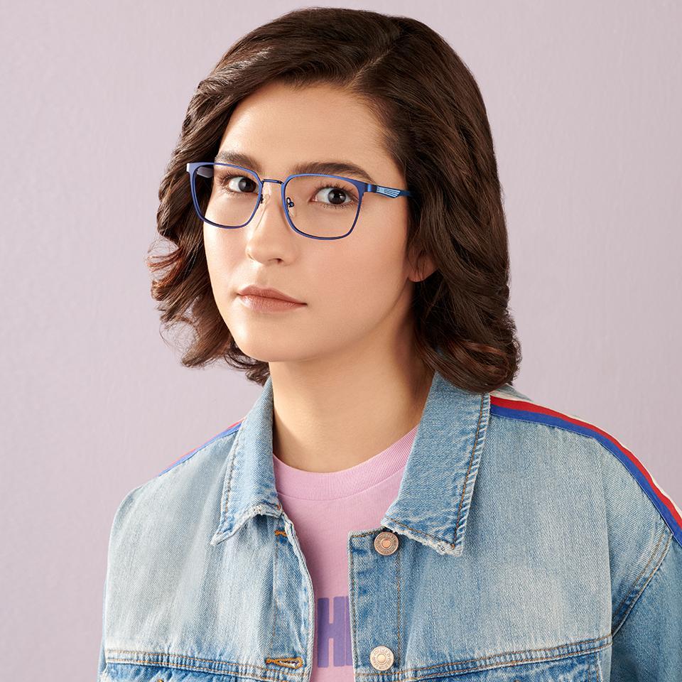 Dual Tone-Frame Wayfarer--EG