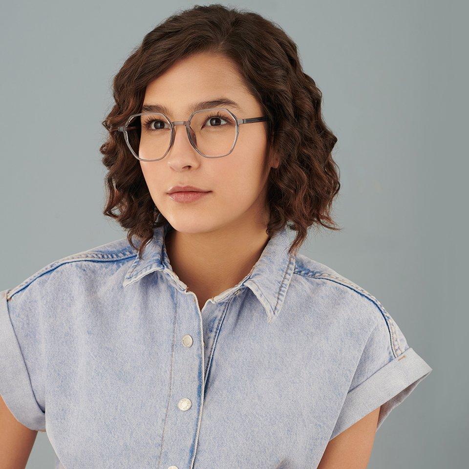 Dual Tone-Frame Hexagonal--EG