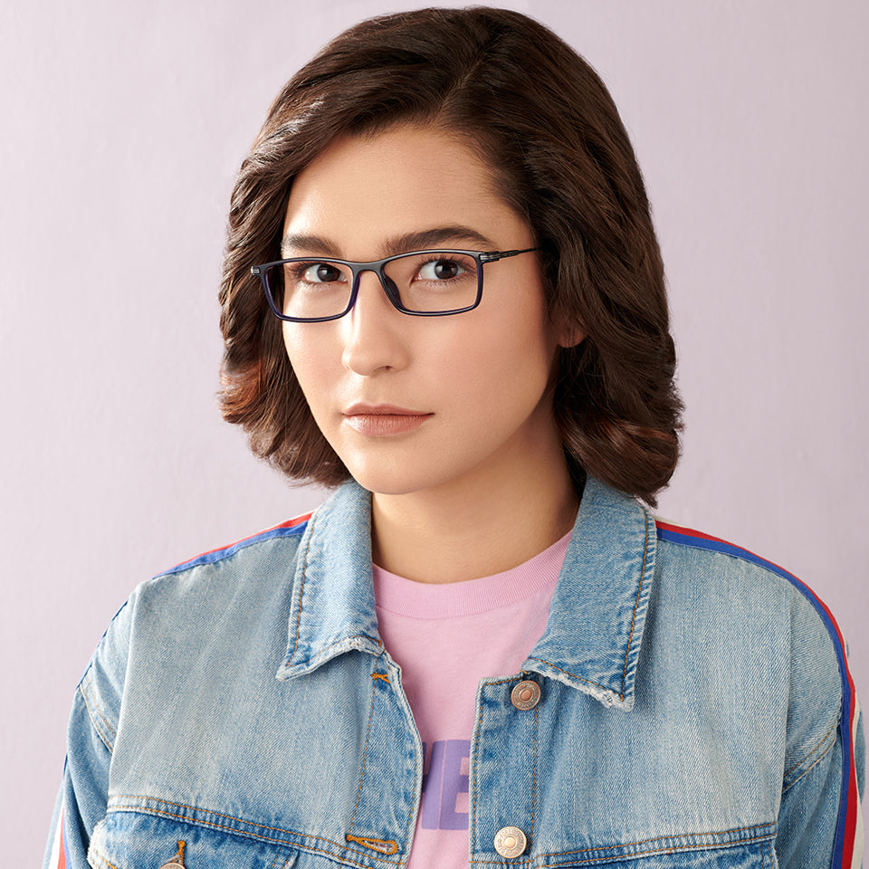 Rectangle Eyeglasses-Frame Rectangle--EG