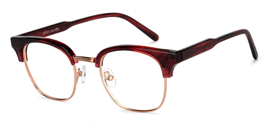 John Jacobs Eyeglasses-Frame Clubmaster--EG