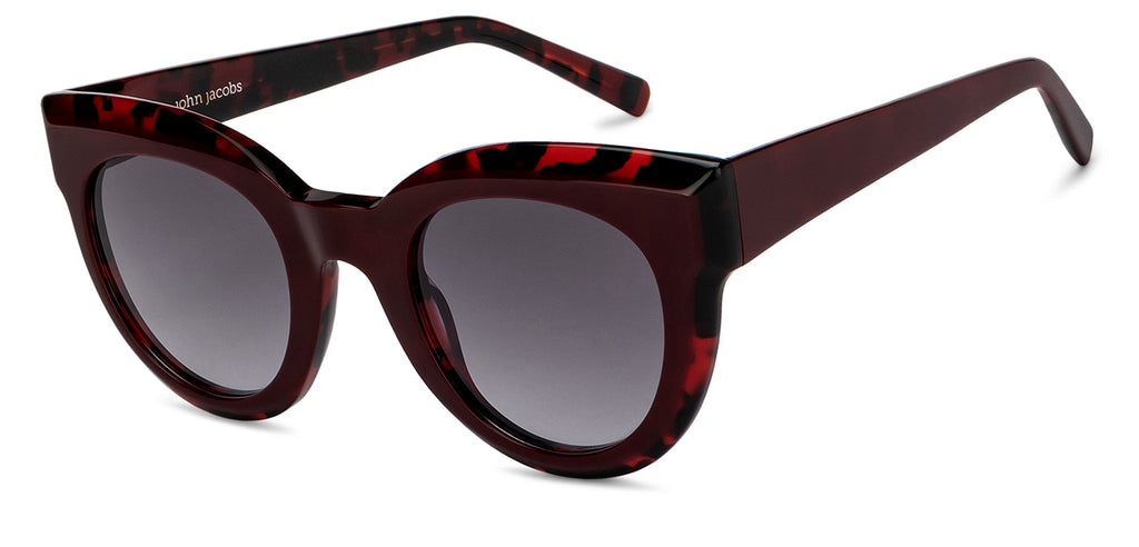 John Jacobs Sunglasses-Frame Cat Eye--SG
