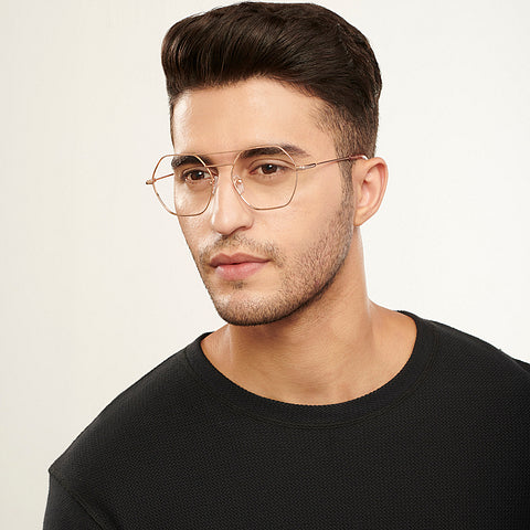 John Jacobs Eyeglasses-Frame HexagonalShape Up Your Fashion--EG