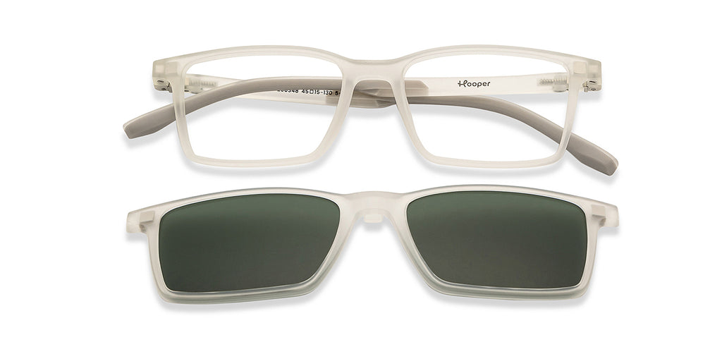 Magnetic Clip On Glasses-Frame Rectangle--EG