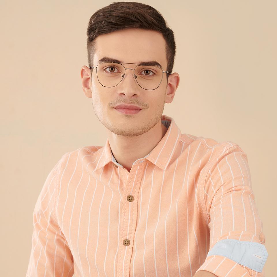 Dual Tone-Frame Aviator--EG